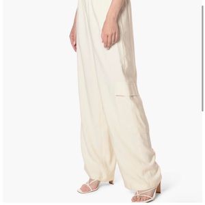 Cargo pants white cream